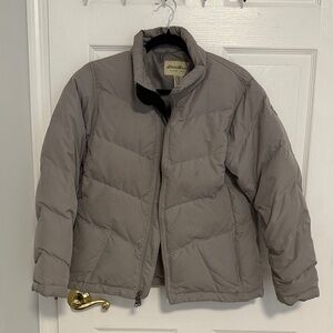 Eddie Bauer Taupe Puffer Jacket